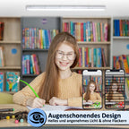 Cecaylie LED Feuchtraumleuchte IP65, 120/150 cm, Einrohr/Zweirohr