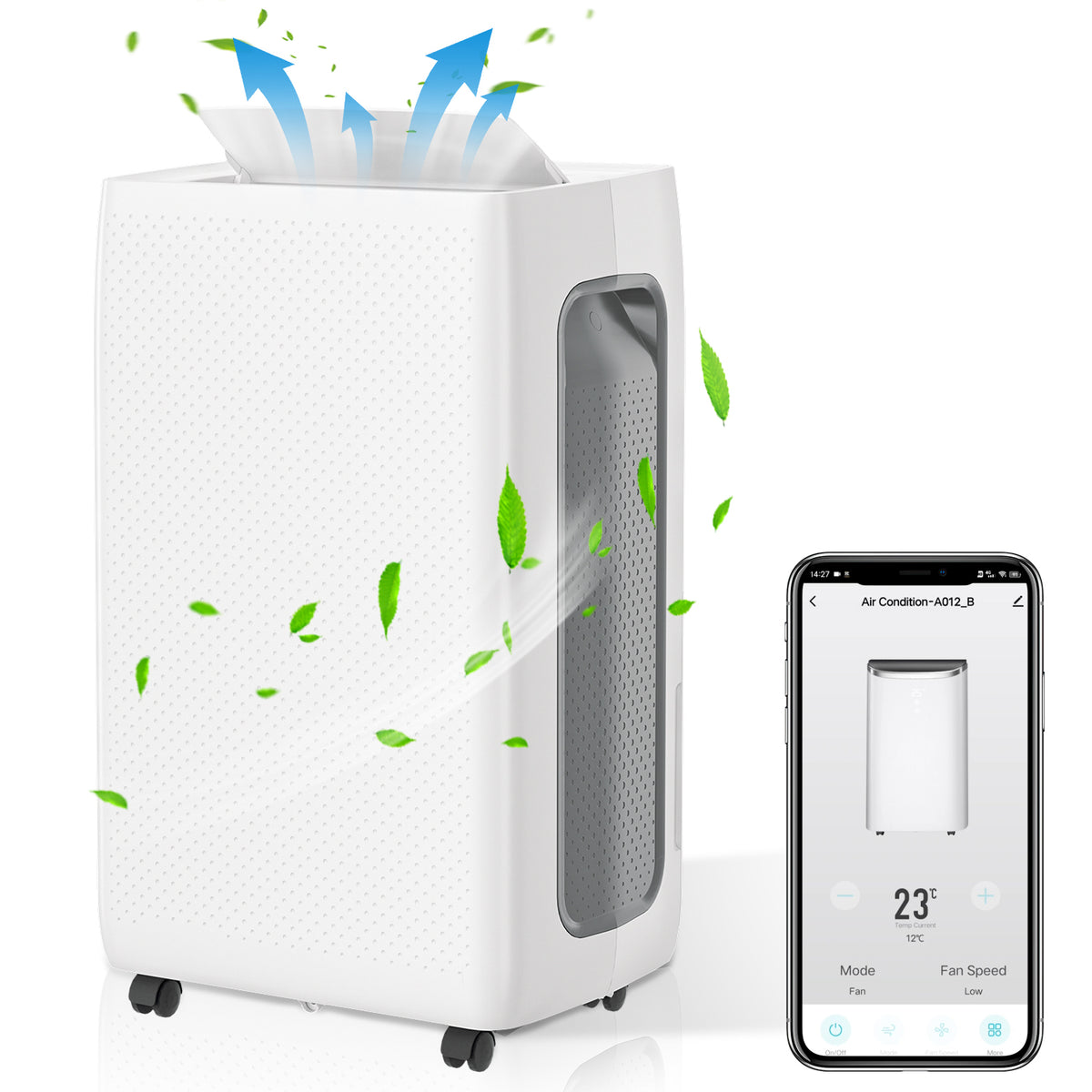 Cecaylie Luftentfeuchter 26 L pro Tag mit WLAN Steuerung