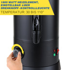 Glühweinkocher mit einstellbarem Thermostat von 30 bis 110 Grad