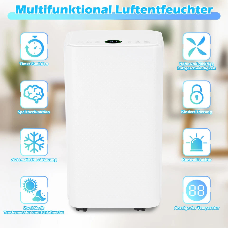 Cecaylie Luftentfeuchter 16/26 L/Tag – 3 Varianten, optional mit WLAN
