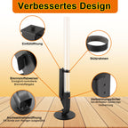 Pellet-Feuersäule mit Glasrohr 131,5 cm – Pelletfackel für Garten & Terrasse