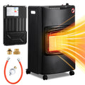 Cecaylie Gasheizung 4200 W mit 3 Heizstufen und Rollen