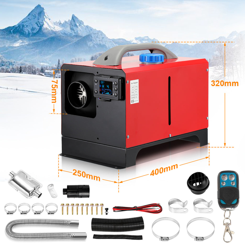 Diesel-Standheizung 8 kW 12 V mit LCD & Fernbedienung