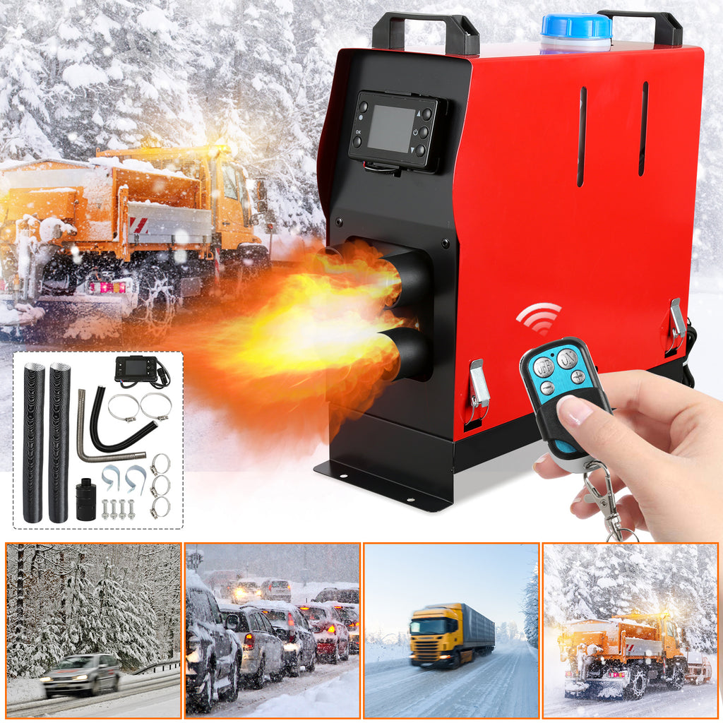 Diesel-Standheizung 8 kW 12–24 V mit Bluetooth, LCD & Fernbedienung