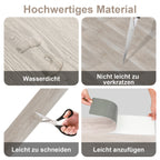 Cecaylie Selbstklebender Vinylboden in Holzoptik, 1–10 m², 1,5 mm