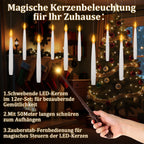 Schwebende LED Kerzen Dekoration Wohnzimmer
