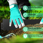 Flexible Rasenkante aus Metall für gerade und geschwungene Gartenbegrenzungen