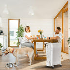 Cecaylie Ölradiator 2500W mit WLAN, 11 Rippen, Thermostat, App-Steuerung & Fernbedienung