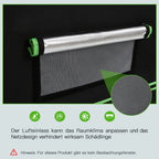 Cecaylie Growzelt 600D Oxford, Growbox Indoor mit reflektierender Folie, 5 Größen, Schwarz/Grün