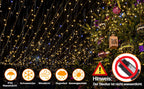 LED Lichterkette 10–200 m – 100–2000 LEDs, 8 Modi, Warmweiß/Kaltweiß/Bunt