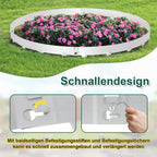 Rasenkante aus Metall mit Erdspießen 15/18 cm hoch – 5–50 m