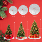 Weihnachtsbaumdecke 78 90 cm Größenübersicht