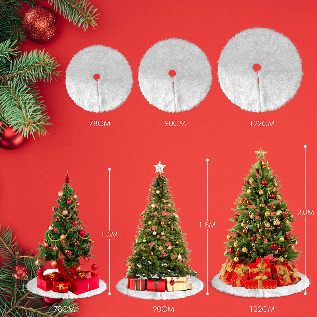 Weihnachtsbaumdecke 78 90 cm Größenübersicht
