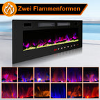 Elektrokamin als Wand- oder Standkamin mit LED-Flamme, App & Fernbedienung