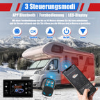 Diesel-Standheizung 8 kW 12–24 V mit Bluetooth, App, LCD & Fernbedienung