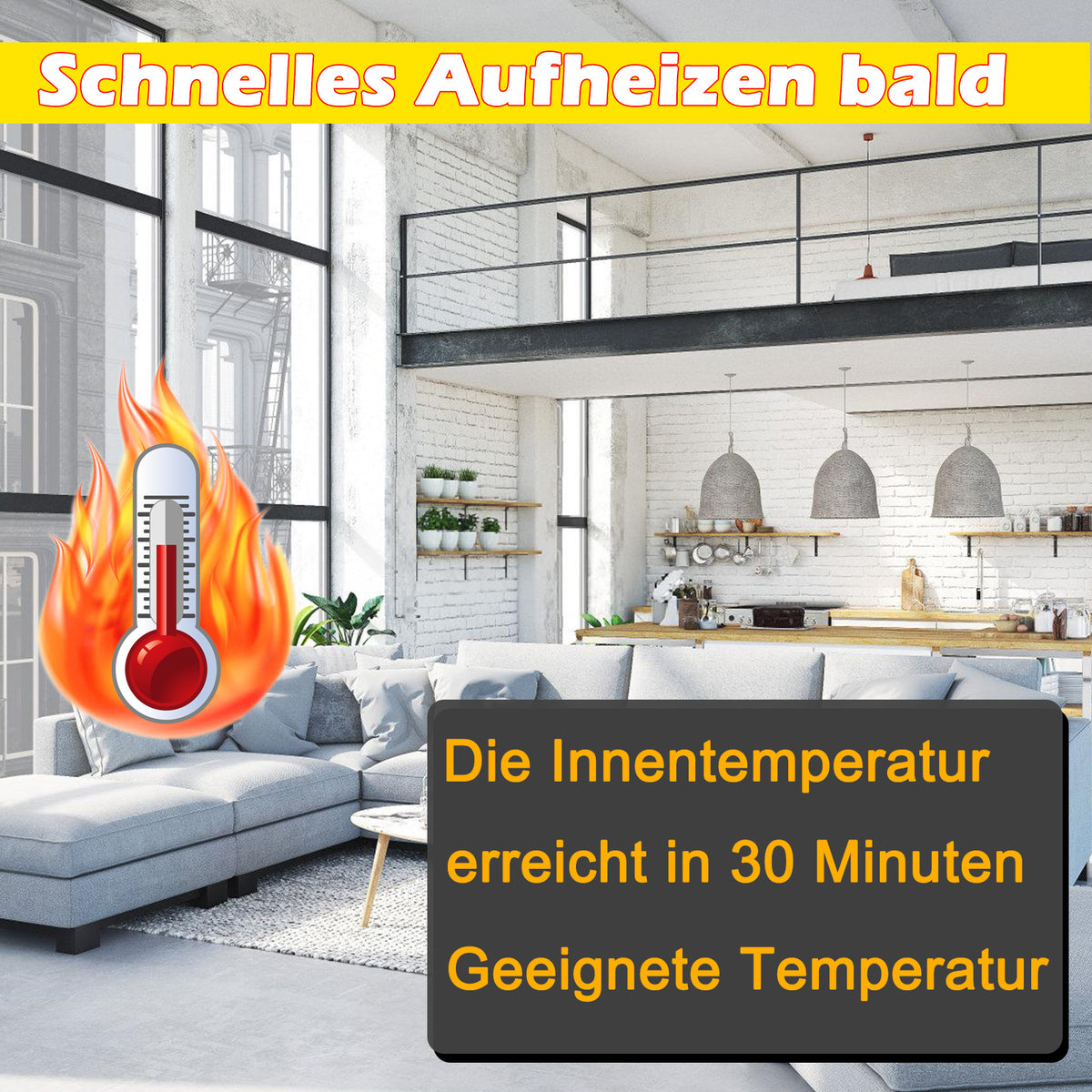 Elektrische Heizfolie 220 W/m² – Fußbodenheizung für Vinyl und Holzboden