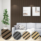 Akustikpaneele 120 × 60 cm mit Holzlamellen – 1–8 Stück