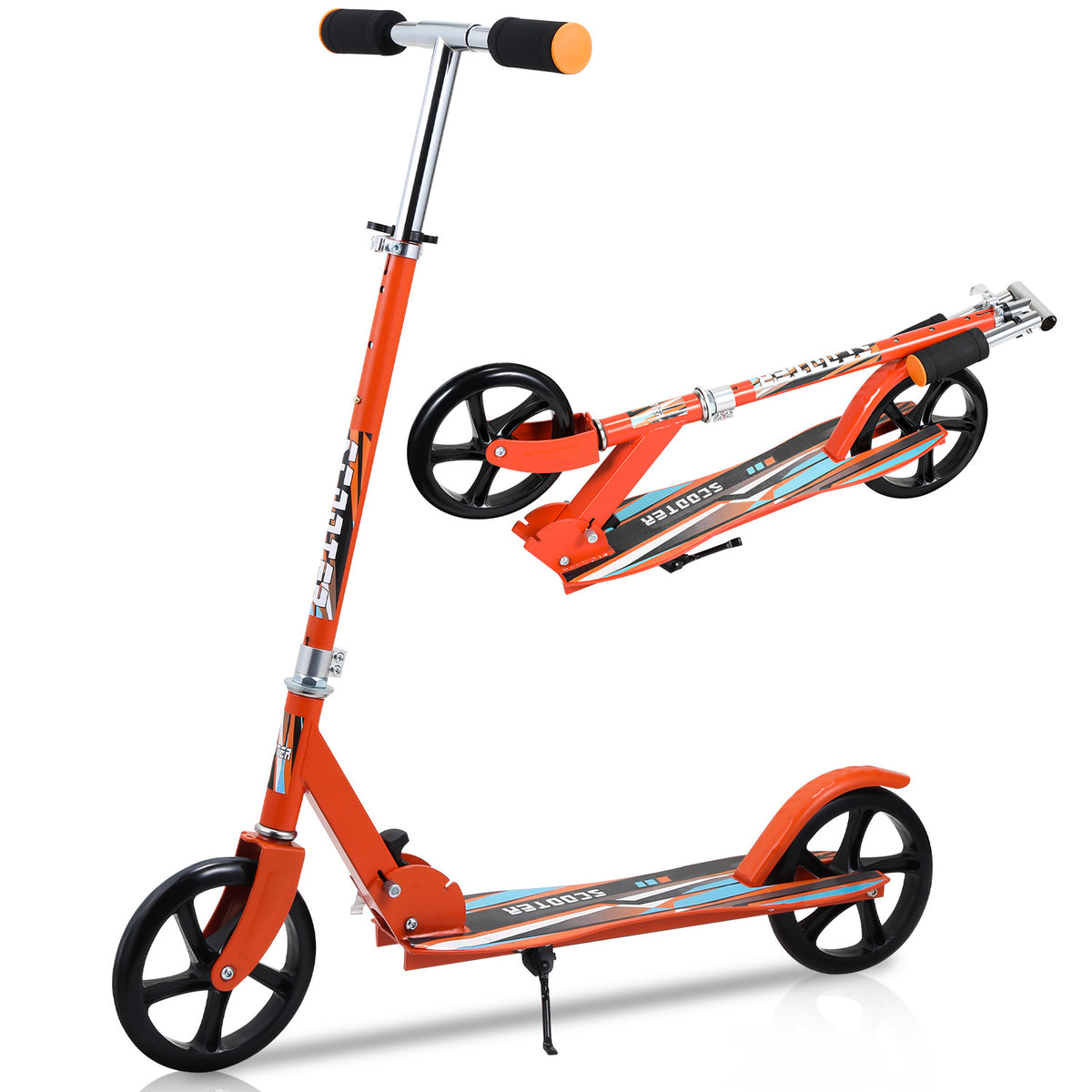 Kinderroller klappbar mit höhenverstellbarem Lenker, ABEC-7 Kugellager, bis 100 kg