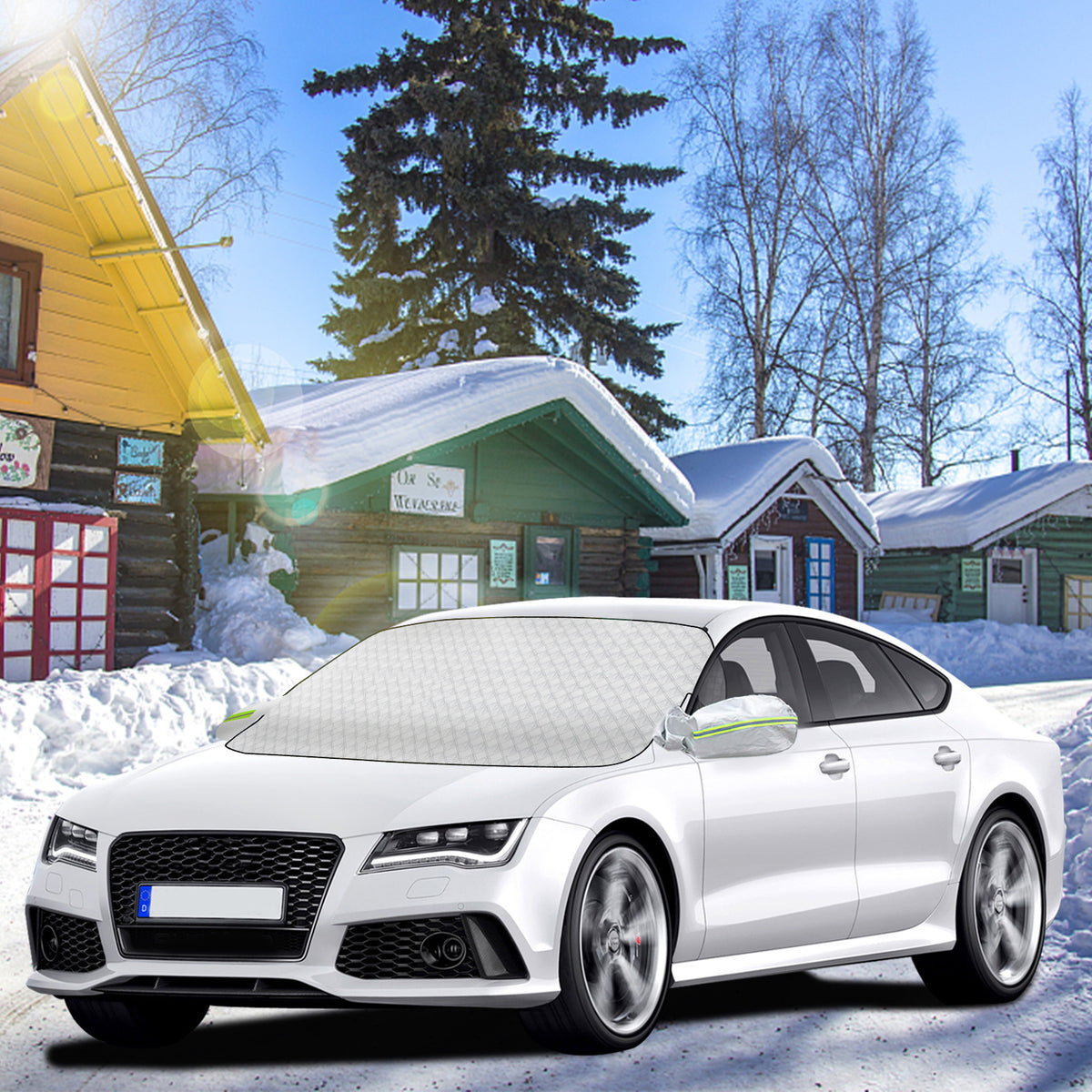 Auto Frontscheibenabdeckung für Sommer & Winter, 140 × 112,5 cm