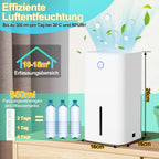 Elektrischer Luftentfeuchter mit Timer – 850/1100 ml Mini Raumentfeuchter