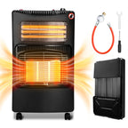 Gas Elektroheizung 4200 W mit 3 Stufen und Rollen