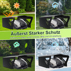 Mähroboter Garage mit verzinktem Metalldach für den Garten