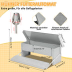 Cecaylie Geflügelfutterautomat für Hühner – 3 Varianten