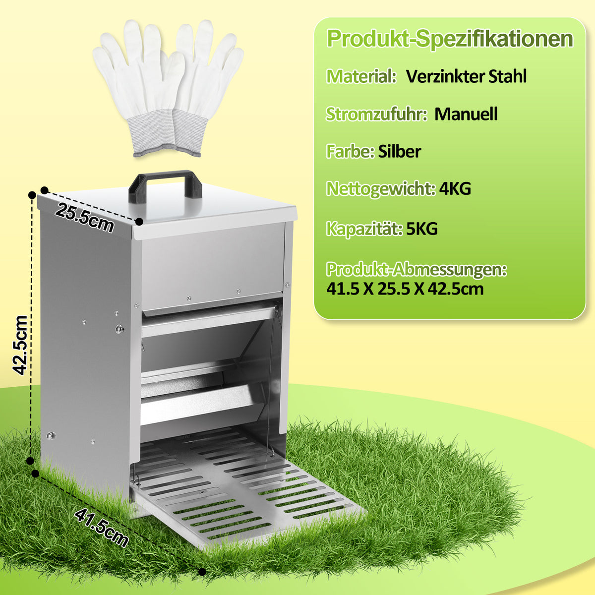 Cecaylie Geflügelfutterautomat für Hühner – 3 Varianten
