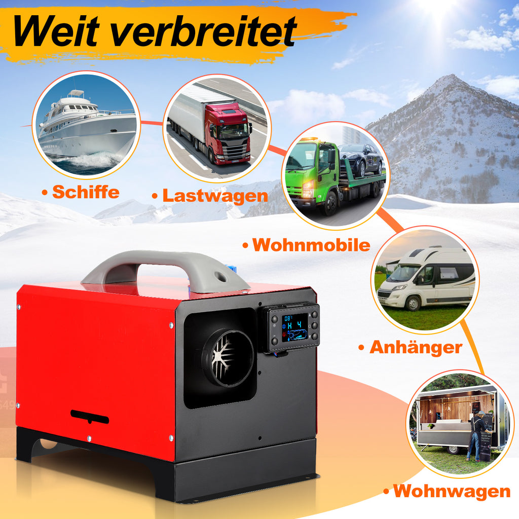 Diesel-Standheizung 8 kW 12 V mit LCD & Fernbedienung