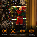 Cecaylie LED Weihnachtsmann Leiter 3 m mit 338 LEDs, 8 Lichtmodi, Timer & Fernbedienung