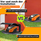 Cecaylie Mähroboter Garage 73×57×40 cm mit klappbarem Dach