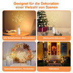 LED Lichterzweige 3er-Set, 50 cm mit 70 LEDs & Timer