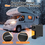 Diesel-Standheizung 8 kW 12–24 V mit LCD & Fernbedienung