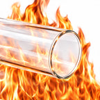 Ersatz Glasröhre für kompatible Pelletfackeln und Feuerrohre