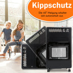 Gasheizung mit ODS Sauerstoffmangelsicherung und Kippschutz