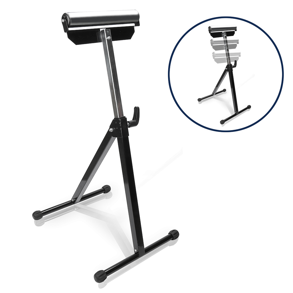 Cecaylie Höhenverstellbarer Rollenbock 68–108 cm, 90 kg, 1/2 Stück