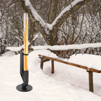 Pellet-Feuersäule mit Glasrohr 131,5 cm – Pelletfackel für Garten & Terrasse