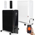Cecaylie Ölradiator 2500W mit WLAN, 11 Rippen, Thermostat, App-Steuerung & Fernbedienung