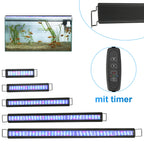 LED Aquariumbeleuchtung Vollspektrum mit Timer – 10–45 W, 30–130 cm