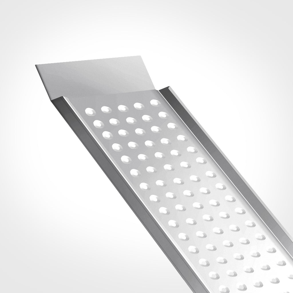 2er Set Auffahrrampen 160 cm aus verzinktem Stahl – bis 400 kg pro Paar