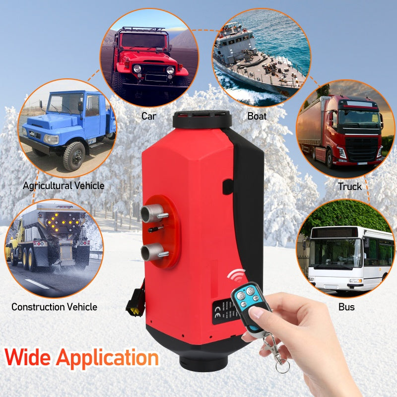 Diesel-Standheizung 5 kW 12 V mit LCD & Fernbedienung