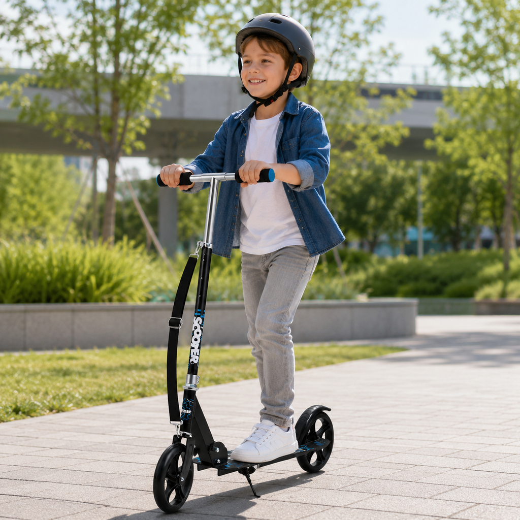 Kinderroller klappbar mit höhenverstellbarem Lenker, ABEC-7 Kugellager, bis 100 kg