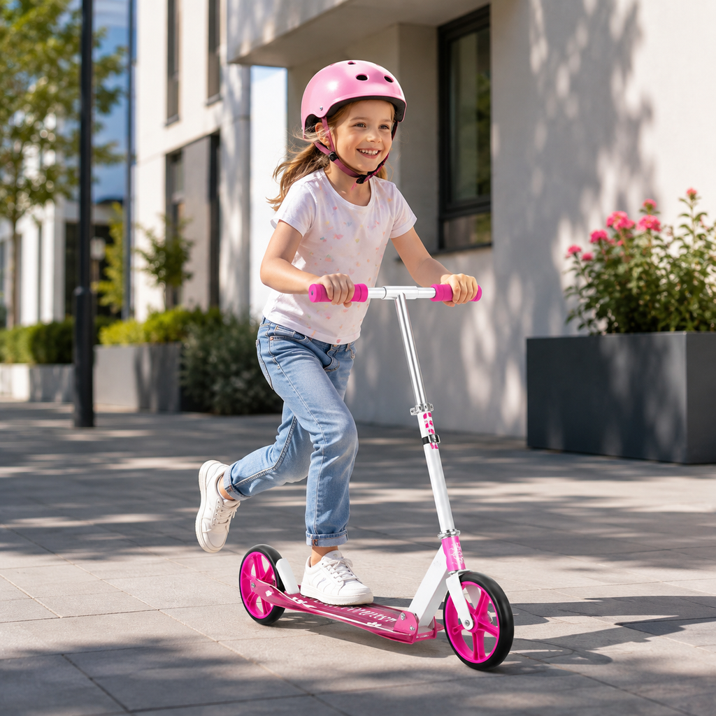 Kinderroller klappbar mit höhenverstellbarem Lenker, ABEC-7 Kugellager, bis 100 kg