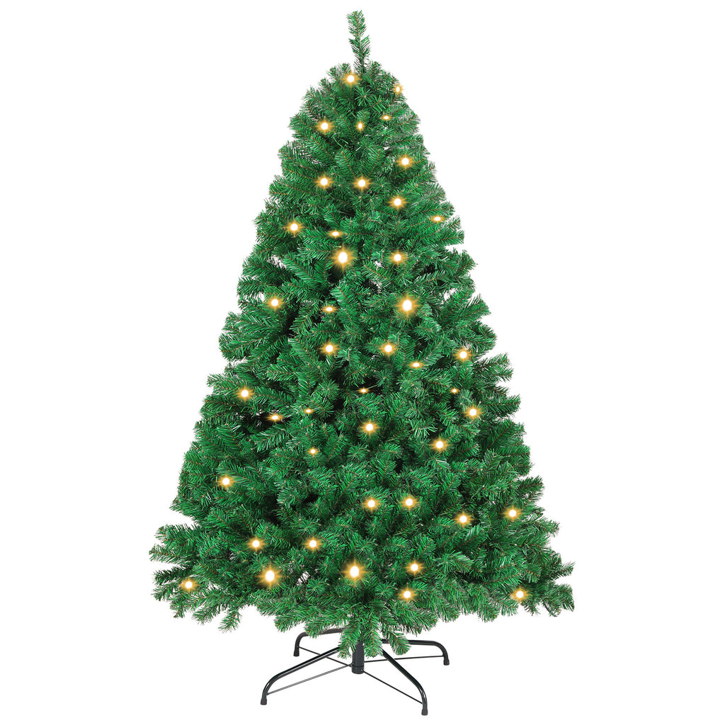 Künstlicher Weihnachtsbaum 120–210 cm – Grün, Weiß, Schnee-Effekt oder LED
