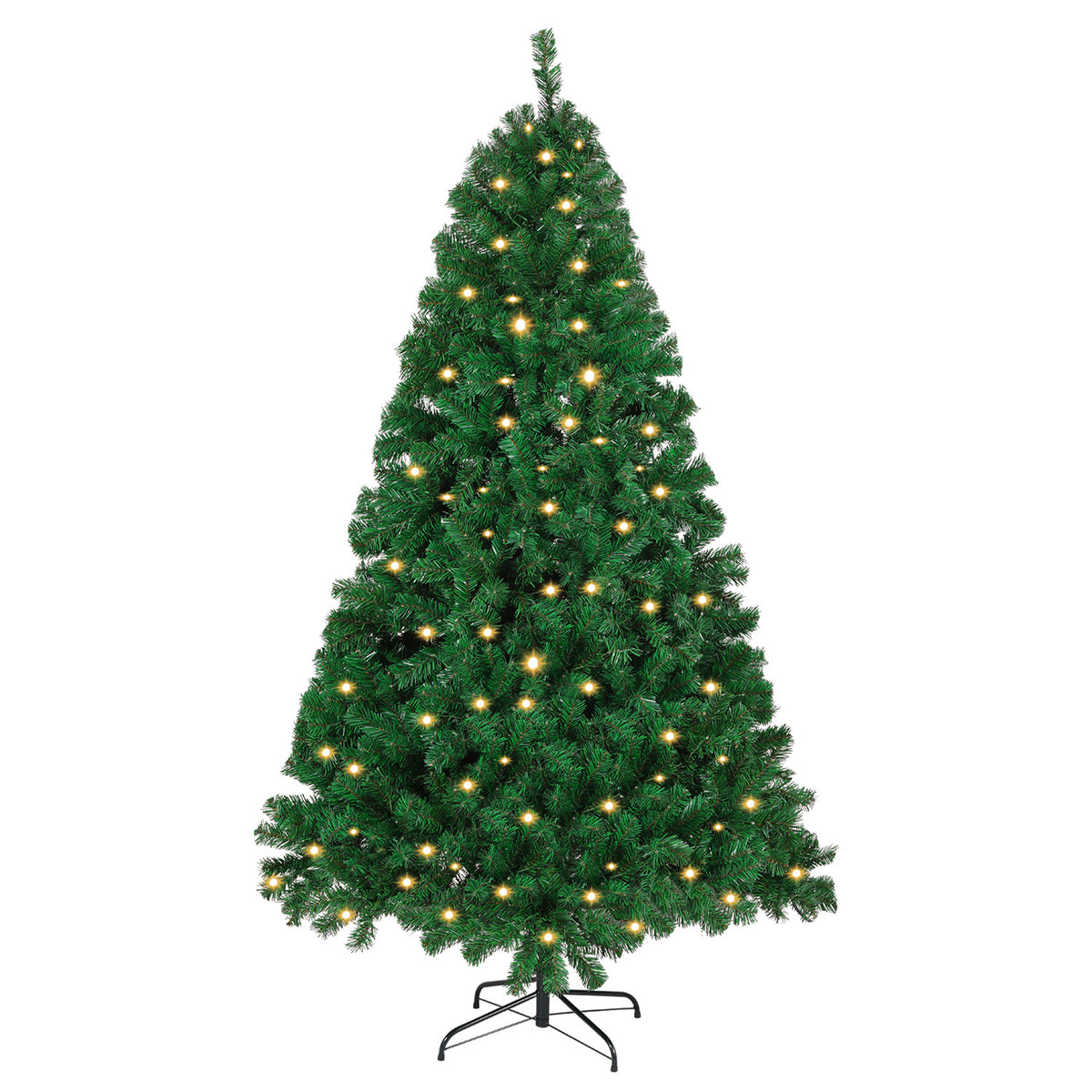 Künstlicher Weihnachtsbaum 120–210 cm – Grün, Weiß, Schnee-Effekt oder LED