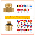 Gasheizung 4200 W mit 3 Heizstufen, faltbarer Infrarot-Gasheizer mit Rollen & Druckminderer  URL Handle