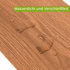 Cecaylie Selbstklebender Vinylboden in Holzoptik, 1–10 m², 1,5 mm