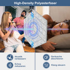 Selbstklebende Akustikplatten aus Polyester – 12/18 Stück