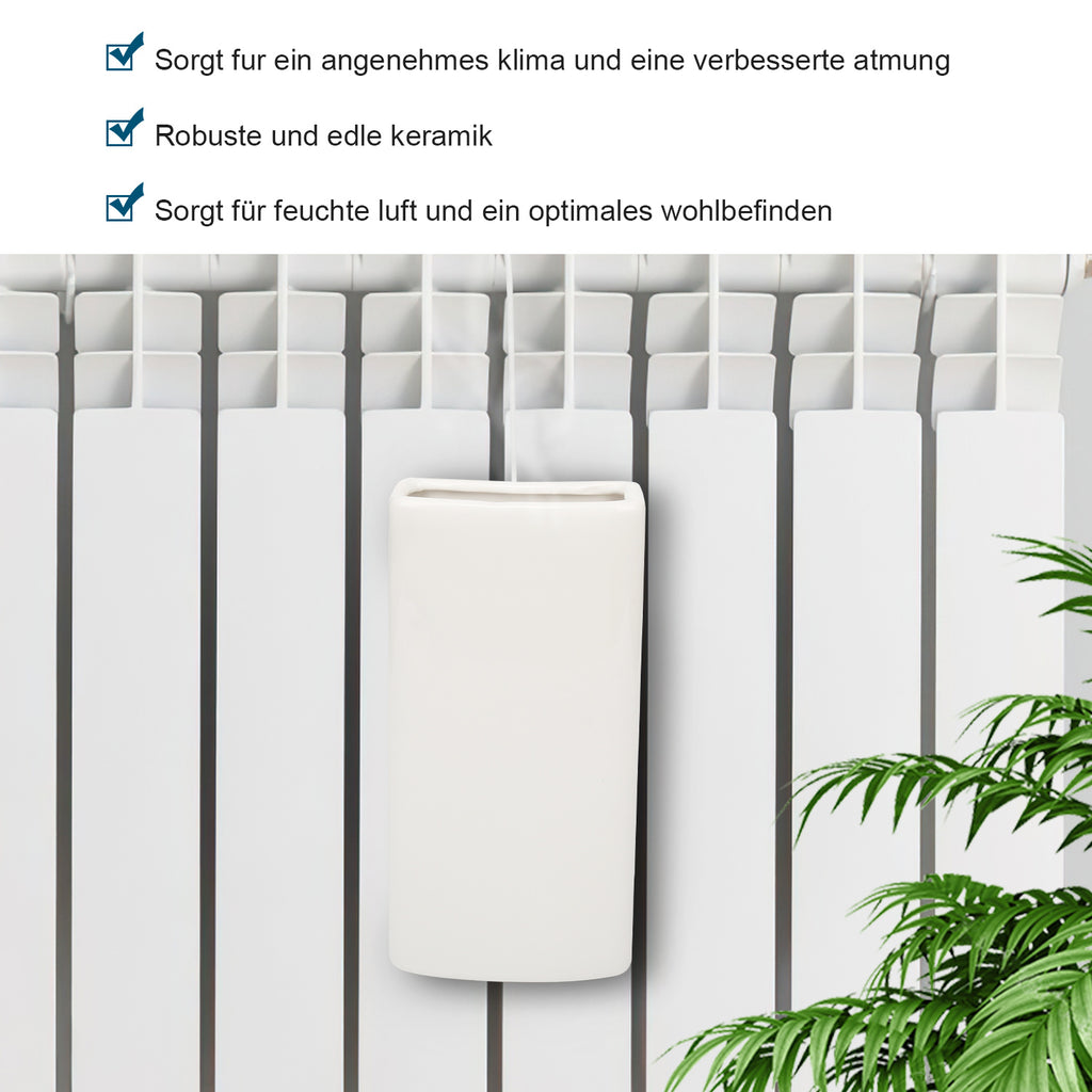 Keramik Heizkörper-Luftbefeuchter 400 ml – 4/8/12 Stück mit Haken
