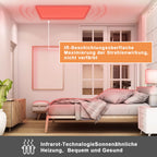 Infrarot-Deckenheizung 360W/770W mit LED-Licht, Thermostat & App